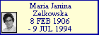 Maria Janina Zelkowska