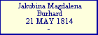 Jakubina Burhard