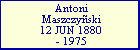 Antoni Maszczy�ski