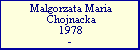 Malgorzata Maria Chojnacka