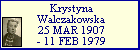 Krystyna Walczakowska