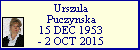 Urszula Puczynska