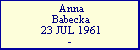 Anna Babecka