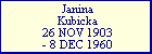 Janina Kubicka
