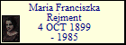 Maria Franciszka Rejment