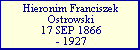 Hieronim Franciszek Ostrowski