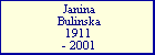 Janina Bulinska