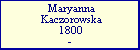 Maryanna Kazanowska