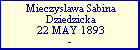Mieczyslawa Sabina Dziedzicka