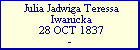 Julia Jadwiga Teressa Iwanicka