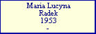 Maria Lucyna Radek