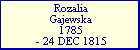Rozalia Gajewska