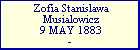 Zofia Stanislawa Musialowicz
