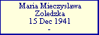 Maria Mieczyslawa Zoledzka