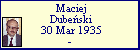 Maciej Dube�ski
