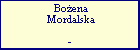 Bo�ena Mordalska