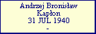 Andrzej Bronis�aw Kap�on