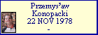 Przemys�aw Konopacki