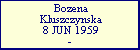 Bozena Kluszczynska