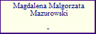Magdalena Malgorzata Mazurowski