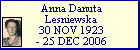 Anna Danuta Lesniewska