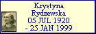 Krystyna Rydzewska